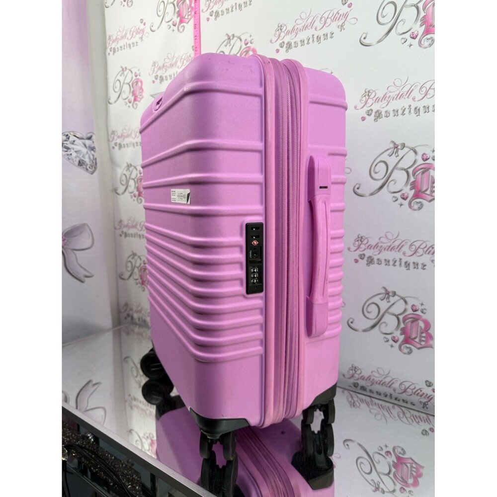 BEIS luggage carry on berry sherbet purple Pink Hard Shell Spinner Carry-On - Picture 3 of 12